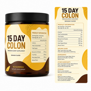 Gummies Détoxifiantes Naturelles de Haute Qualité pour le Foie et le Côlon, 60 Unités, avec Curcuma et Artichaut pour la Digestion et le Soutien Immunitaire - Product Image 6