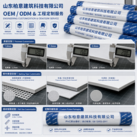 Membrane d'étanchéité en PVC sur mesure OEM 1,2 mm 1,5 mm 2,0 mm, rouleau résistant aux UV avec support en tissu, pour toiture, approvisionnement en gros pour l'ingénierie