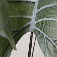 Plante artificielle en plastique Caladium en pot pour extérieur et intérieur, idéale pour la décoration de bureau, de mariage et de la maison, plantes artificielles