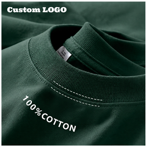 Camisetas unisex de algodón 100% de alta calidad OEM, 220 g/m², corte regular, con impresión digital DTG y serigrafía de logotipo personalizado, camiseta para hombre. - Product Image 1