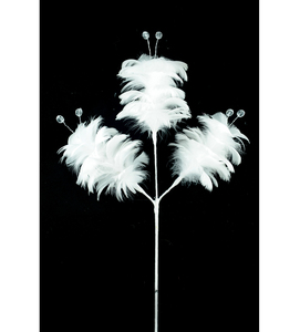 Flor decorativa artificial Pluma barata Selección floral <span class=keywords><strong>para</strong></span> arreglo floral Suministro Hogar Fiesta DE BODA Florero Decoración de vacaciones - Product Image 2