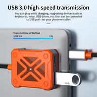 Cable USB C a USB OTG y Adaptador de Carga, Divisor USB-C 2 en 1 con Carga Rápida de 60W para iPhone Serie 16/15