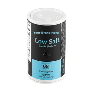 Mezcla de Sal y Ajo Extra Fina de Marca Blanca, Baja en Sodio para Necesidades Dietéticas, Hecha en EE. UU. - Product Image 1
