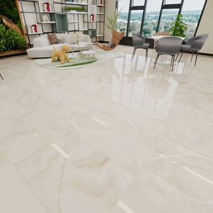 Carrelage en porcelaine grand format effet marbre rose jade, finition brillante, <span class=keywords><strong>60x120</strong></span>, pose sans joint, luxe, sol et mur de salle de bain, antidérapant - Product Image 1