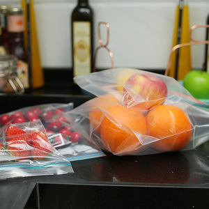 Cheap Self Adhesive Resealable Fridge <b>Freezer</b> Ldpe Double Zipper <b>Bag</b> - Product Image 4