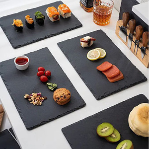 Vente d'usine Écologique Noir Carré <span class=keywords><strong>Rectangulaire</strong></span> <span class=keywords><strong>Ardoise</strong></span> Assiette <span class=keywords><strong>Plat</strong></span> Ensemble pour Restaurants Assiette De Noël <span class=keywords><strong>Plat</strong></span> Gravure Technique - Product Image 5