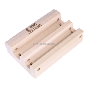 One Stone Beliebtes Outdoor Tragbares Holz-Kletterboard in Grau für Fingertraining - Product Image 3