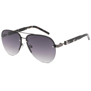 Gafas de Sol de Piloto con Montura Metálica Completa, Lentes Degradadas, 100% Protección UV, Unisex para Adultos, para Exteriores - Product Image 1