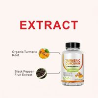 HDK OEM ODM Gélules de Curcuma et Curcumine 1500mg avec Poivre Noir pour le Soutien Articulaire, Musculaire, Immunitaire et Anti-inflammatoire Végétalien