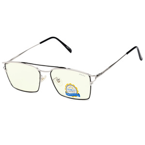 Nouvelles lunettes de vue carrées anti-lumière bleue minimalistes unisexes en métal tendance 50015 - Product Image 4