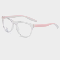 Montures optiques rondes durables en TR90, unisexes, pour lunettes de vue, avec filtre anti-lumière bleue, pour ordinateur.