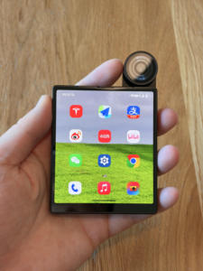 Nouveau <span class=keywords><strong>Smartphone</strong></span> 5G IKKO MindOne <span class=keywords><strong>Pro</strong></span> 2026 avec 8 Go de RAM, 256 Go de ROM, Écran AMOLED 90Hz, Caméra Flip OIS, Android 15, IA OS, MTK NovaLink (Version Française) - Product Image 1