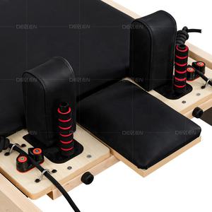 Offerta Speciale: Reformer Pilates Multifunzionale Personalizzato in Legno di Quercia/Acero/Gomma, per Fitness Domestico e Yoga, Modello <span class=keywords><strong>Deren</strong></span> DR-H88, 150kg - Product Image 4
