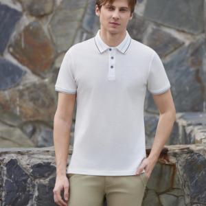 Vente en gros en vrac T-shirts slim simples et décontractés T-shirts pour hommes avec logo imprimé personnalisé Vente en gros - Product Image 5