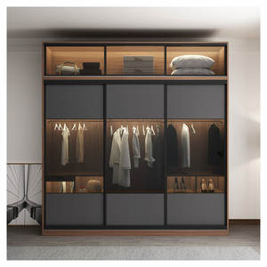 Ventes chaudes : système d'organisation de rangement pour <span class=keywords><strong>armoire</strong></span>, <span class=keywords><strong>armoire</strong></span> en bois spacieuse à grande capacité avec étagères et tiroirs - Product Image 5