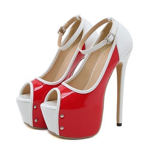 Zapatos de Mujer, Sandalias de Verano 2026, Plataforma con Tacón de Aguja y Hebilla, 16 cm, Color Dorado Rosa, Tacones Cómodos, Tallas 35-42 - Product Image 6