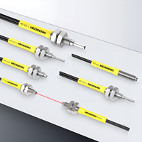 AKUSENSE Optical Sensor Amplifier PD-62 PT-62 Probe serat kabel menyebarkan balok refleksi M6 serat optik netral Sensor Probe
