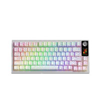 Clavier mécanique sans fil Langtu LT75 avec rétroéclairage RGB, connectivité triple mode, ergonomique, pour le bureau et les esports