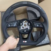 Volant sport en cuir avec éclairage LED pour modèles Audi A1/A3/A4/A4L/A5/A6L/A8/B7/8V/S3/S4/S5/RS3/RS4/RS5
