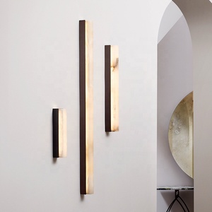 Espejo de <span class=keywords><strong>la</strong></span> pared de <span class=keywords><strong>la</strong></span> lámpara de metal | Mármol <span class=keywords><strong>biblioteca</strong></span> lámpara LED de cuerpo de cobre los elementos clave de <span class=keywords><strong>la</strong></span> Sala moderno ático - Product Image 6