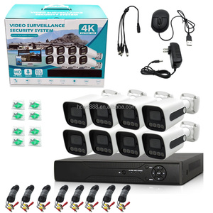 8mp 5mp 2mp <span class=keywords><strong>4</strong></span> 8 ערוץ חזון הלילה אור חם בית hd מצלמה ccctv אבטחה dvr ערכת אנלוגי dvr - Product Image 2