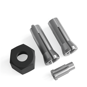 LAVIE M14 Collet Nut <b>Set</b> 3.175mm 6mm 6.35mm Alloy Steel <b>Router</b> <b>Bit</b> Holder - Product Image 1