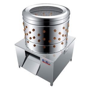 Petite machine commerciale entièrement automatique en acier inoxydable pour l'épluchage des plumes de poulet, canard, oie, pigeon et caille pour la volaille - Product Image 3