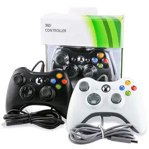 Nuovo Gamepad cablato popolare per Console per videogiochi 360 con cavo di supporto per Controller di connessione a giochi per Computer con Joystick cablato