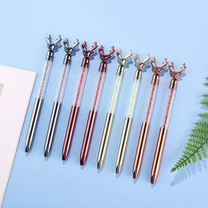 Antler Imitation Métal Étudiant Creative Cristal Stylo À Bille Publicité - Product Image 1