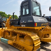 Bulldozer Usado de 132KW a Precio Económico, Bulldozer Pequeño Shantui SD16 Original de Alta Calidad, Bulldozer Shantui Usado con Motor Original