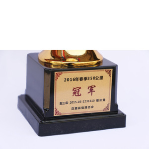 Trofeo de carreras de palomas de hojalata grabado, premio de campeón para competiciones de primavera y otoño, regalo de oficina - Product Image 4