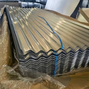 แผ่นเหล็กลูกฟูกชุบสังกะสี หนา 0.26-0.30 มม. Z41 Z60 มาตรฐาน GB แผ่นโลหะสำหรับมุงหลังคา - Product Image 3