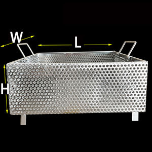 Cestello traforato in acciaio inossidabile per pulire il vassoio per strumenti con Design a rete - Product Image 6