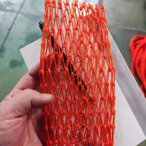 Bolsa de malla personalizada para cebo vivo, de HDPE y poliéster, con cuerda tejida sin nudos y almohadilla de <span class=keywords><strong>cuero</strong></span>, para trampas de cangrejo, pesca de langosta y acuicultura - Product Image 6