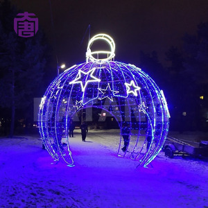 Arche lumineuse de Noël personnalisable, étanche IP65, pour extérieur, pour célébrations de fêtes en intérieur - Product Image 3