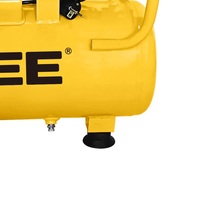 Compresseur d'air sans huile personnalisé avec logo, 25L, 110V/60HZ, 1.5HP, en cuivre, capacité d'air 110L/MIN