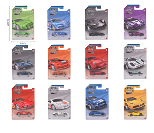 Modèle réduit de véhicule en alliage métallique 1:64 Jouets moulés sous pression pour 12 styles mixtes - Product Image 1