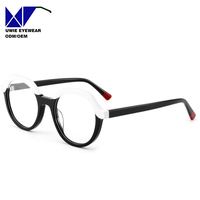 Montura Óptica Poligonal de Acetato OEM Personalizada, Talla 52-22-145, Ligera y Cómoda, para Adultos Unisex, Fabricante Chino