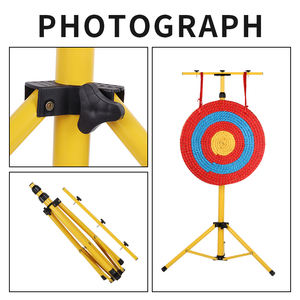 Support de cible de tir à l'arc SPG support en acier inoxydable composé arc classique chasse pliable échelle de <span class=keywords><strong>but</strong></span> support de jeu de tir en plein air - Product Image 6