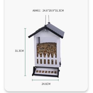 Mangeoire à oiseaux en métal anti-écureuil automatique intelligente nouvelle génération résistante à la pression pour usage extérieur, cour et jardin, personnalisable - Product Image 2