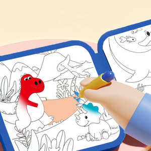 Montessori Spielzeug Wasser Pen Magic Book Malbuch mit Zeichnung Kinder Educational Magic Color Book - Product Image 2