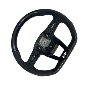 ดรอปชิปพวงมาลัยสำหรับรถออดี้ <span class=keywords><strong>A4</strong></span> S4 A5 <span class=keywords><strong>B9</strong></span>.5 S5 (2023 +) พวงมาลัยคาร์บอนไฟเบอร์ฐานแบนใหม่ถุงลมนิรภัยทรงสี่เหลี่ยม - Product Image 5