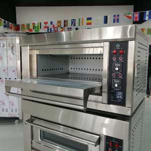 <span class=keywords><strong>Horno</strong></span> a <span class=keywords><strong>Gas</strong></span> <span class=keywords><strong>y</strong></span> <span class=keywords><strong>Eléctrico</strong></span> para Panadería, para Pasteles Lunares/Galletas/Pan/Pizza, Primer Piso para Una Bandeja, Segundo Piso para Dos - Product Image 6
