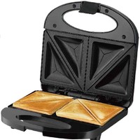 Machine à petit-déjeuner multifonction antiadhésive : Grille-sandwich, gaufrier et presse à panini pour la maison, le bureau et les repas rapides
