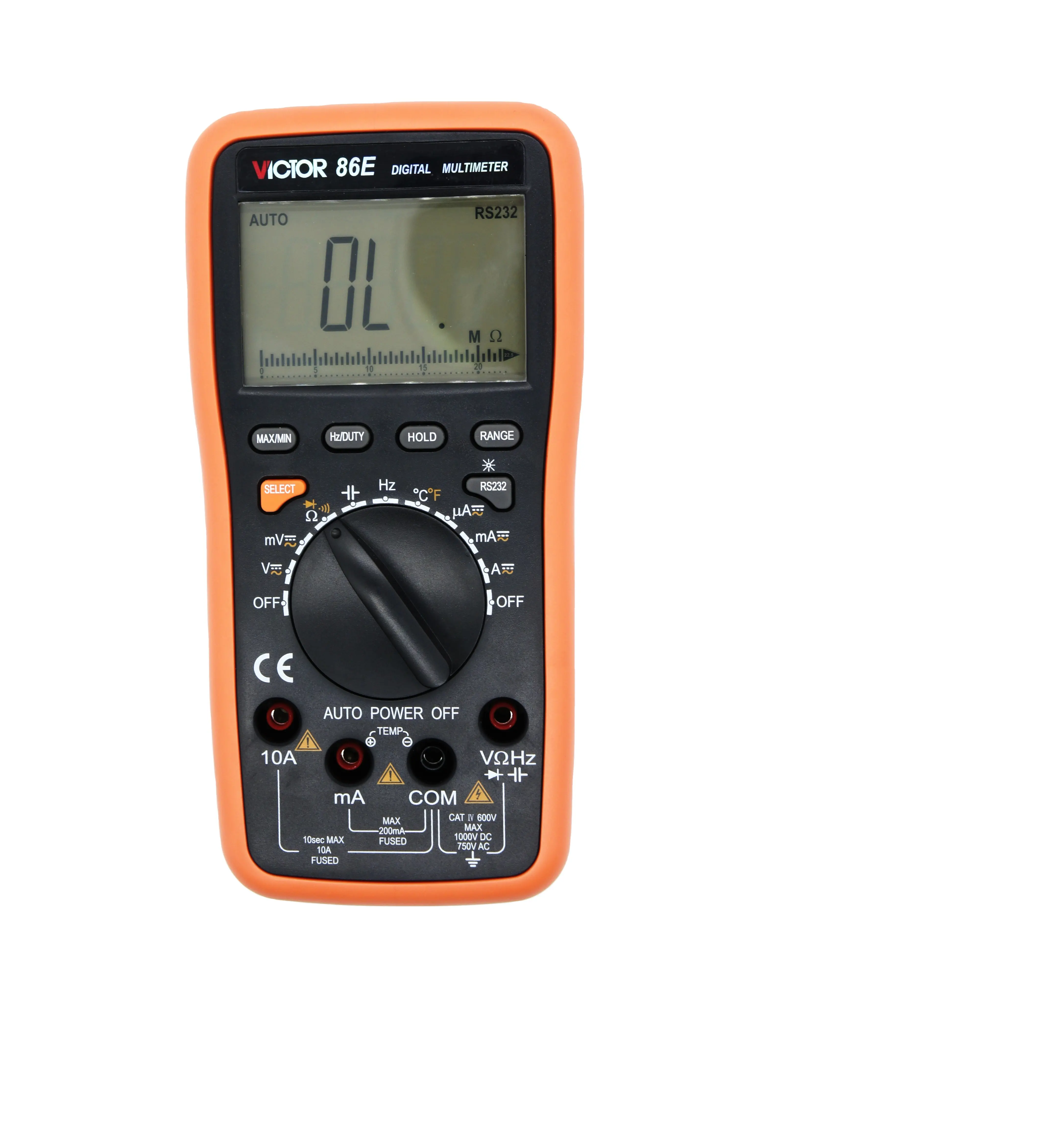 VICTOR 86E Rentang Otomatis 22000 Hitungan 4 1/2 Digit Besar LCD Digital Multimeter