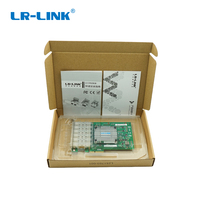 LR-LINK marque LRES1006PF-6SFP PCIe x4 Six ports 6 * SFP Gigabit Fiber 1000Base-X Multi Port Fiber Optic SFP NIC Carte réseau