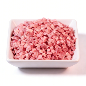 Factory Wholesale Dried Healthy Food Snack Freeze-Dried Peach <b>Diced</b> - Product Image 1