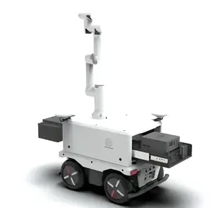 자동 네비게이션 휠 로봇 섀시 4wd UGV 전기 자동차 섀시 4 휠베이스 탱크 로봇