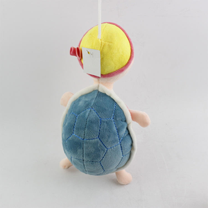 Venta al por mayor de fábrica, llavero de Animal de peluche de dibujos animados, juguete de peluche, tortuga verde menta, regalos de algodón de 4 pulgadas QF - Product Image 4