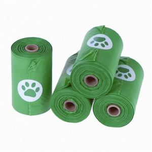 Sac à déjections pour animaux de compagnie biodégradable à 100 %, certifié écologique, en rouleau, pour chiens et chats, modèle 2026, vente chaude - Product Image 5